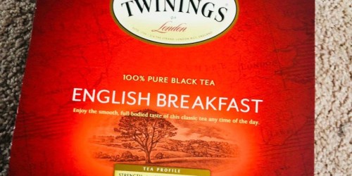 Twinings English Breakfast Tea Bags 100-Count Just $5.84 Shipped on Amazon