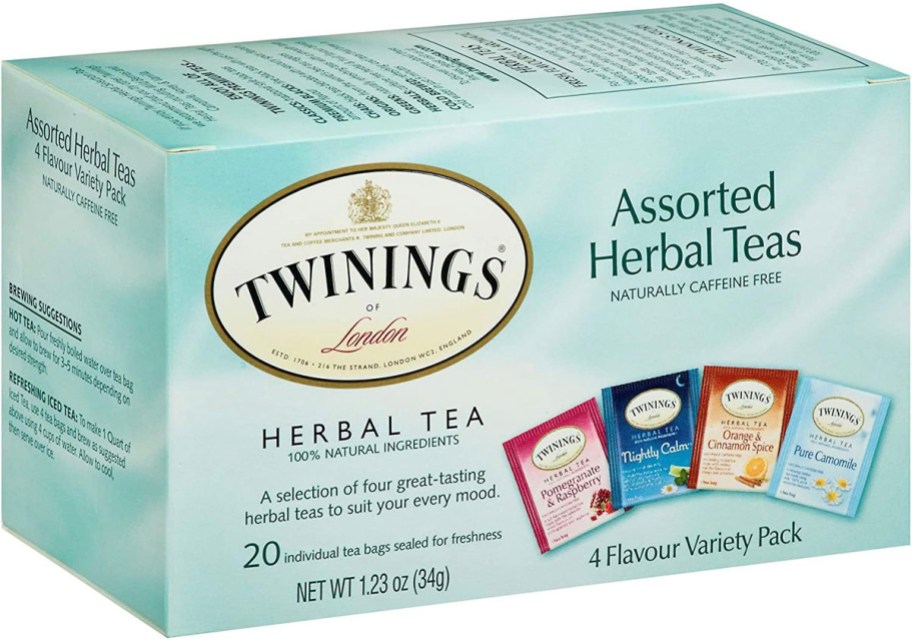 twinnings assorted herbal tea box