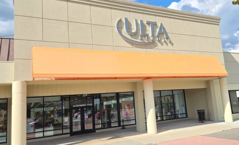 the front entrance of an Ulta store