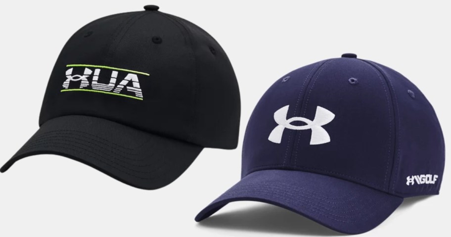 men's Under Armour logo hats