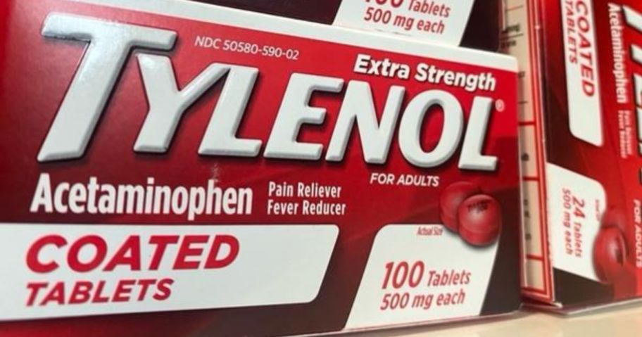 100 Tylenol Extra Strength Coated Tablets