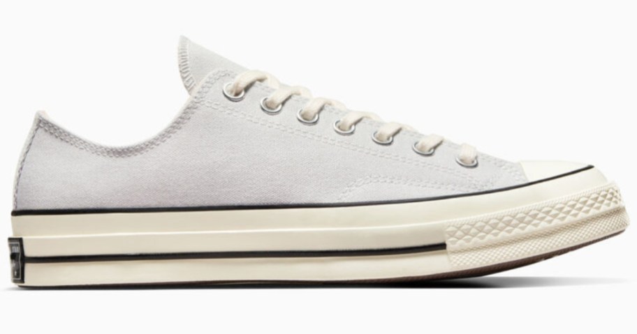 light grey and white Chuck Taylor adult shoe