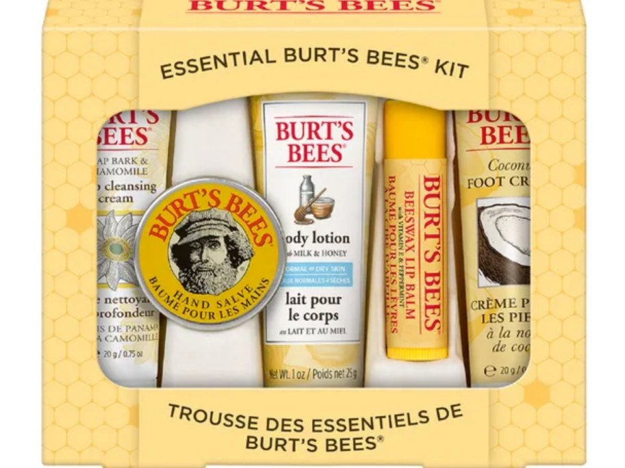 Burt's Bees essentials gift set in box
