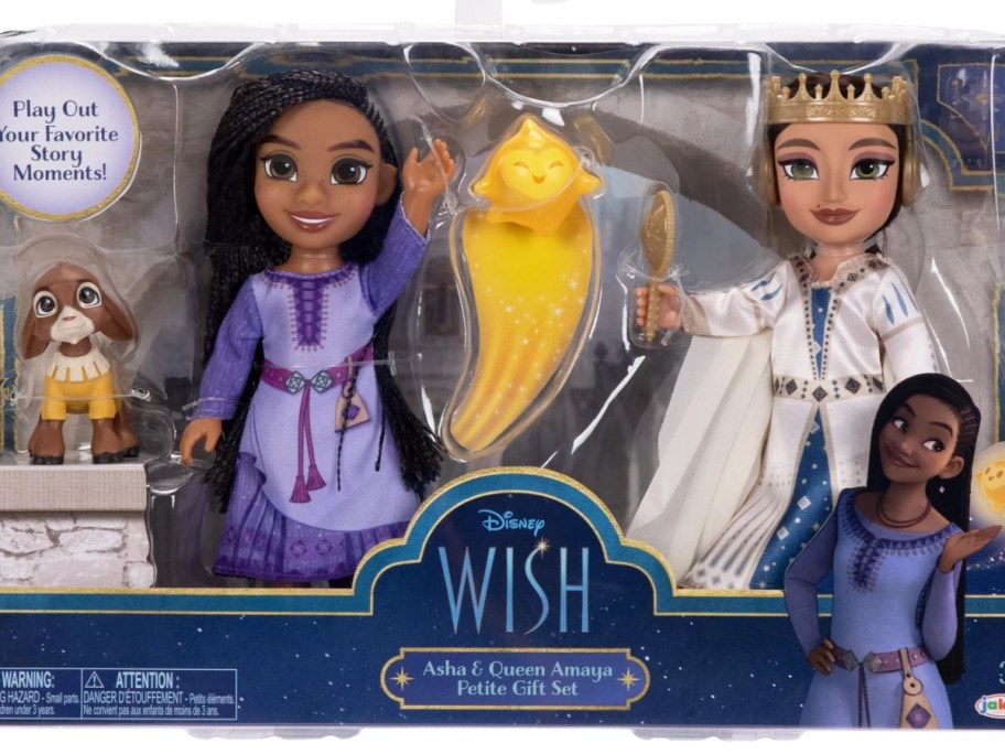 Disney Wish Dolls playset in packaging
