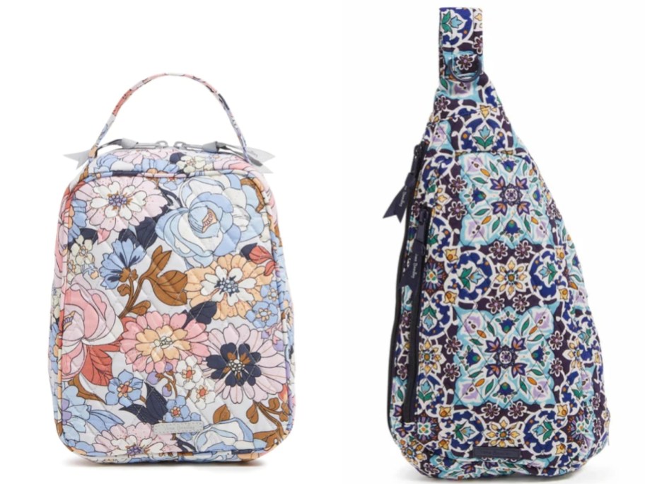 Vera Bradley lunch bag and sling backpack