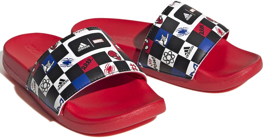Extra 30% Off DSW Clearance Shoes + Free Shipping | Adidas Kids Spider-Man Slides Only $17.49 Shipped