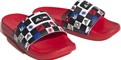 Extra 30% Off DSW Clearance Shoes + Free Shipping | Adidas Kids Spider-Man Slides Only $17.49 Shipped