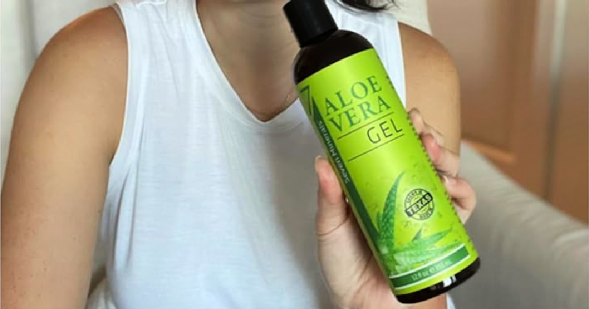 Organic Aloe Vera Gel Only $11.97 Shipped on Amazon | Over 13,700 5-Star Reviews!
