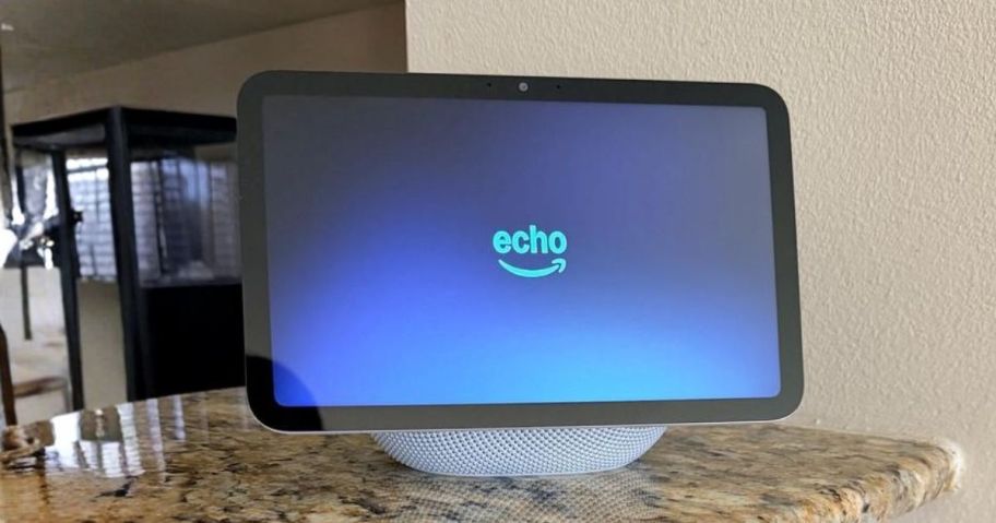 Amazon Echo Show 8 FHD Display Smart Hub w/ Alexa+ on counter