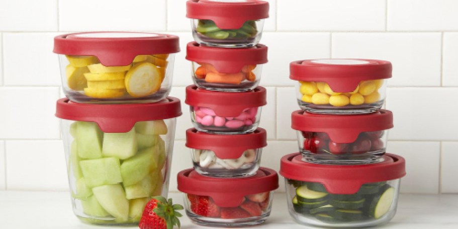Anchor Hocking Glass Food Storage 20-Piece Set from $22.95 Shipped (Regularly $55)