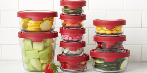 Anchor Hocking Glass Food Storage 20-Piece Set from $22.95 Shipped (Regularly $55)
