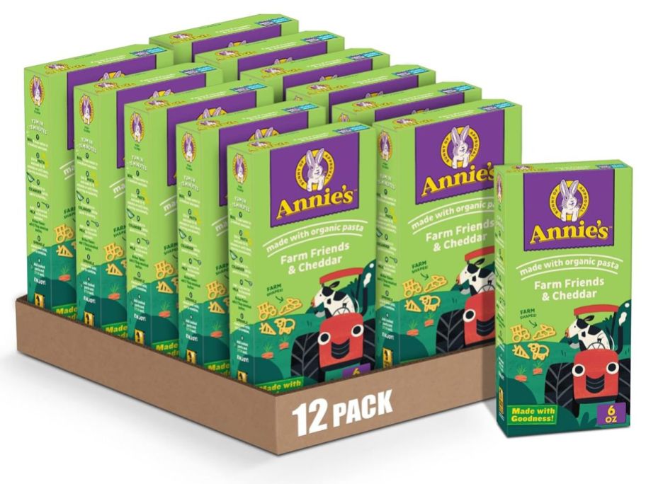 Annie's Farm Friends & Cheddar Mac & Cheese Boxes