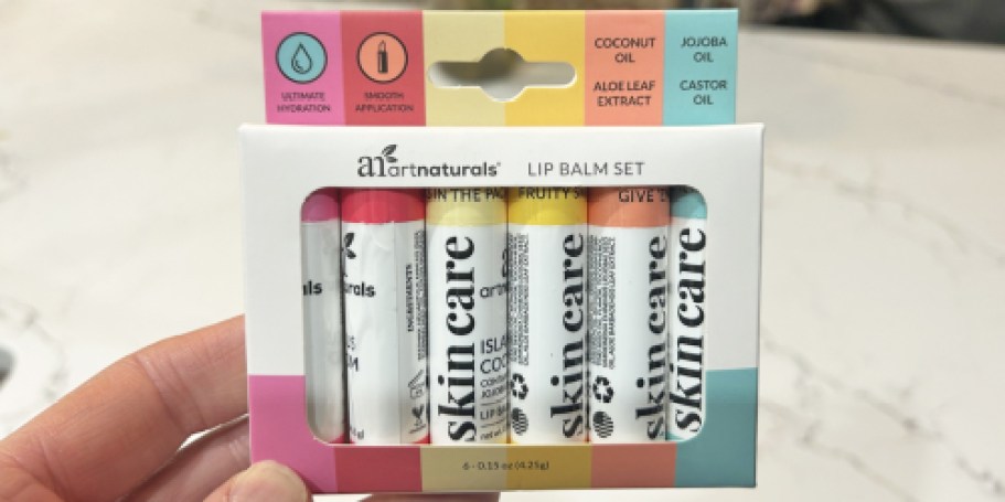 ArtNaturals Organic Lip Balm 6-Pack Only $7.76 Shipped on Amazon (Over 7,600 5-Star Ratings!)