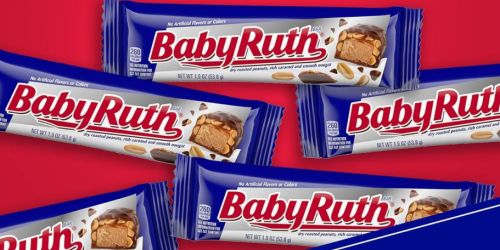 Baby Ruth Candy Bar 24-Pack Only $15 on Amazon | Just 63¢ Per Full-Size Bar!
