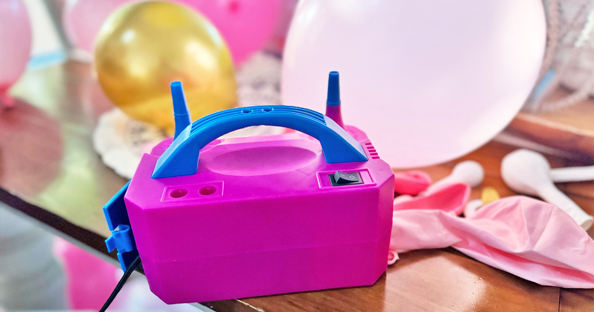 Electric Balloon Pump Only $13.99 on Amazon (Reg. $30) – Perfect for Balloon Arches!