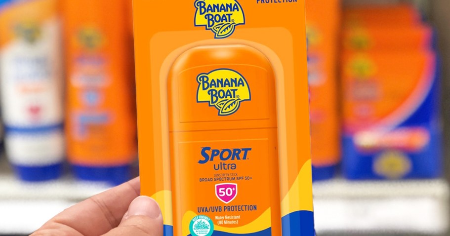 Banana Boat Sunscreen Stick Only $2.99 on Amazon