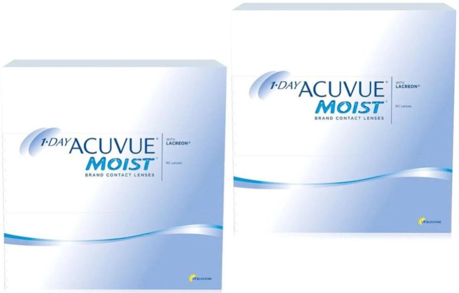 2 boxes of Acuvue contact lenses