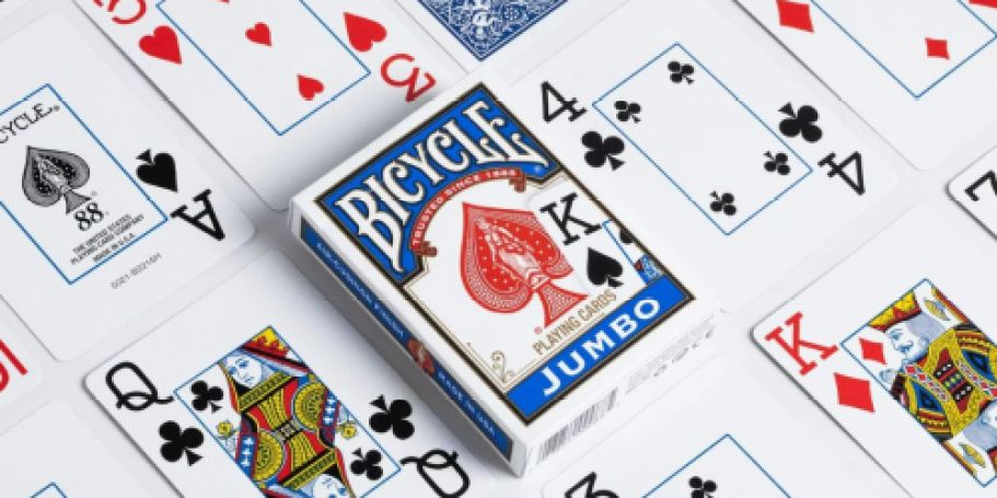 Bicycle Jumbo Playing Cards 2-Pack ONLY $5.44 on Amazon