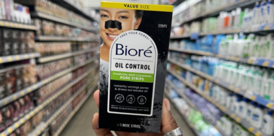 WOW! Biore Charcoal Pore Strips 18-Count Only $6.30 Shipped on Amazon (Reg. $16)