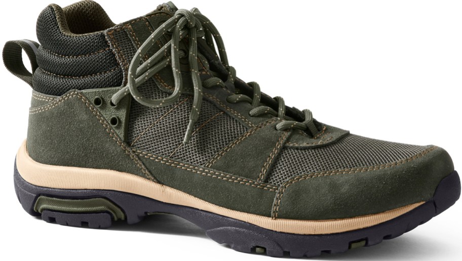 olive green hiking boot