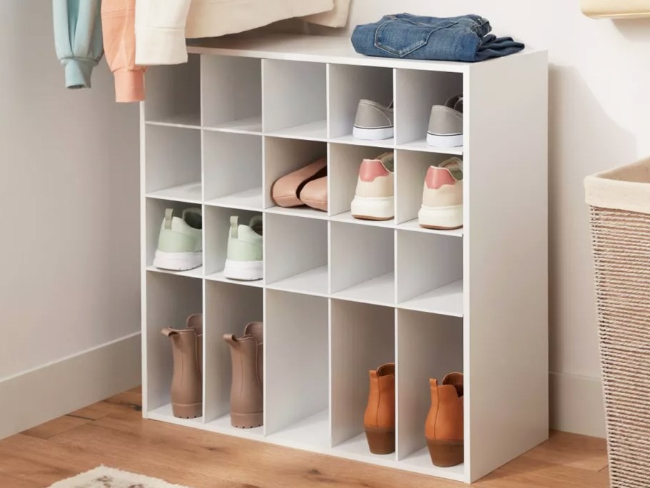 30% Off Shoe Organizers on Target.com | Stackable 4-Tier Shoe Cubby Only $31.50