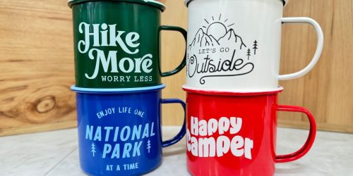 NEW Target Bullseye’s Playground Finds: $3 Camping Mugs, Wall Signs, Candles & More!