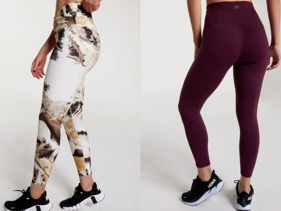 Stock images of women wearing Calia leggings