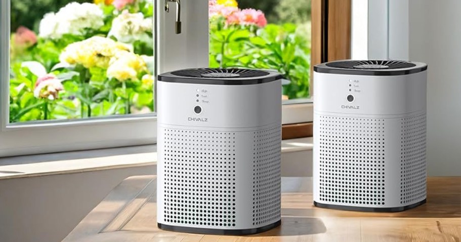 HEPA Air Purifiers 2-Pack Just $50 Shipped on Amazon (Capture Allergens & Remove Odors)