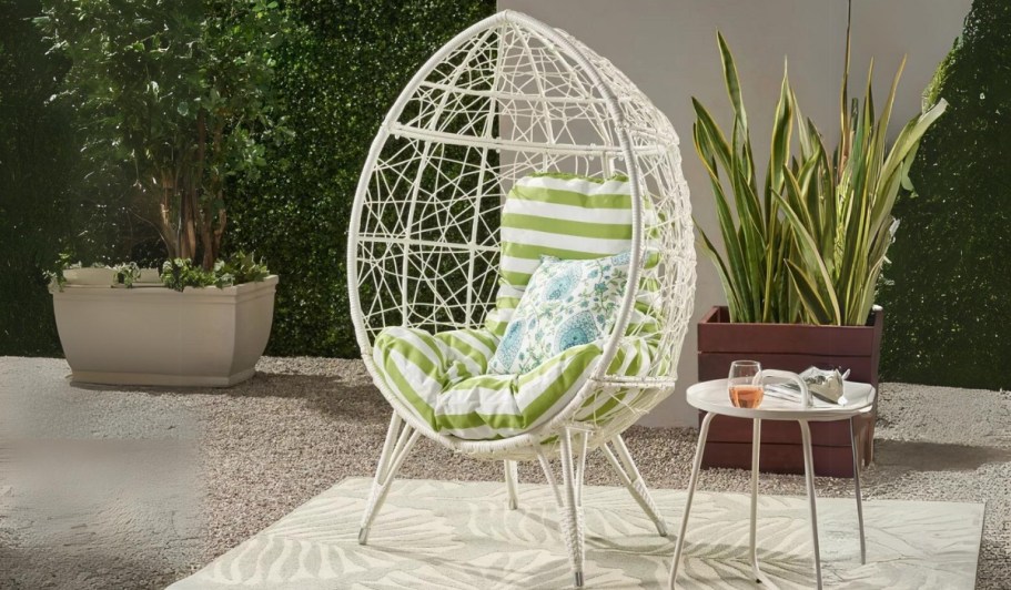 Up to 45% Off Target Patio Furniture | Teardrop Egg Chair ONLY $125 Shipped