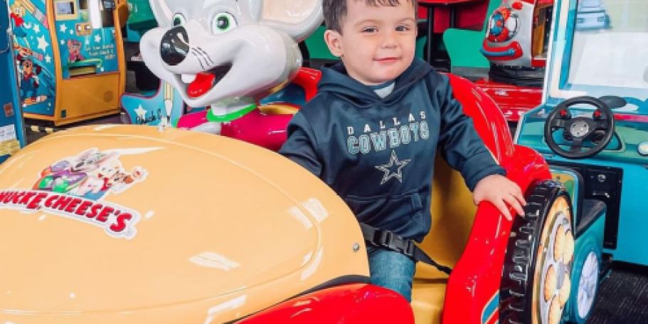 Chuck E. Cheese 60-Minute Unlimited Play Pass ONLY $21.99 (Valid ANY Day!)