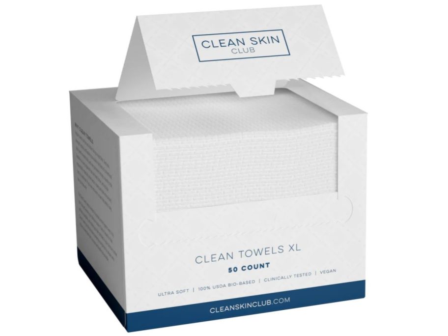 Clean Skin Club Clean Towels XL Disposable Makeup Remover Wipes