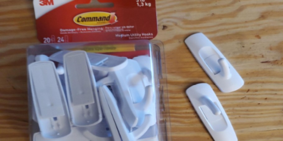 Command Hooks 20-Pack Only $8 on Amazon (Regularly $18)