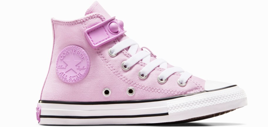 pink high top converse sneaker