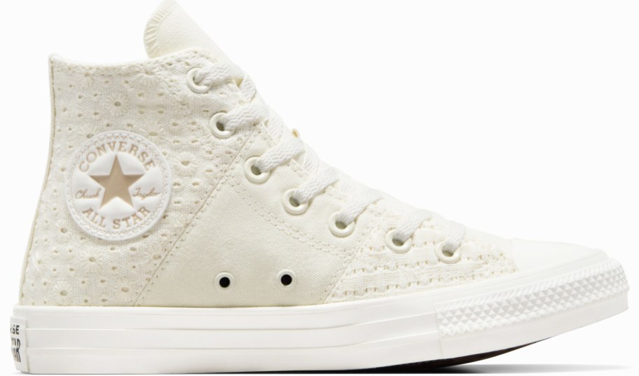 white high top converse sneaker
