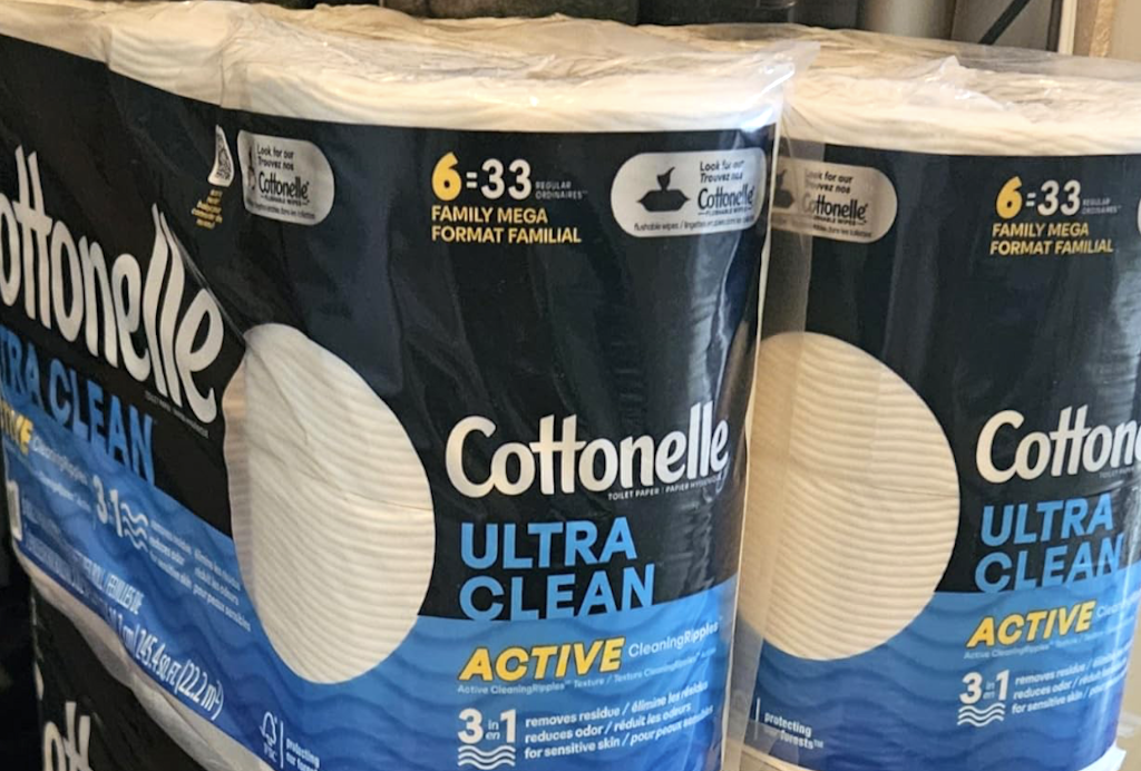Cottonelle Ultra Clean Toilet Paper 24 Family Mega Rolls Just $23.58 Shipped on Amazon