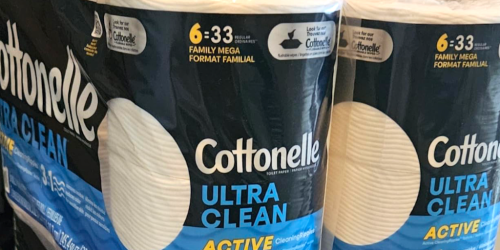 Cottonelle Ultra Clean Toilet Paper 24 Family Mega Rolls Just $23.58 Shipped on Amazon