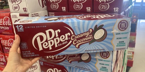 NEW Dr Pepper Creamy Coconut Flavor Spotted at Target!
