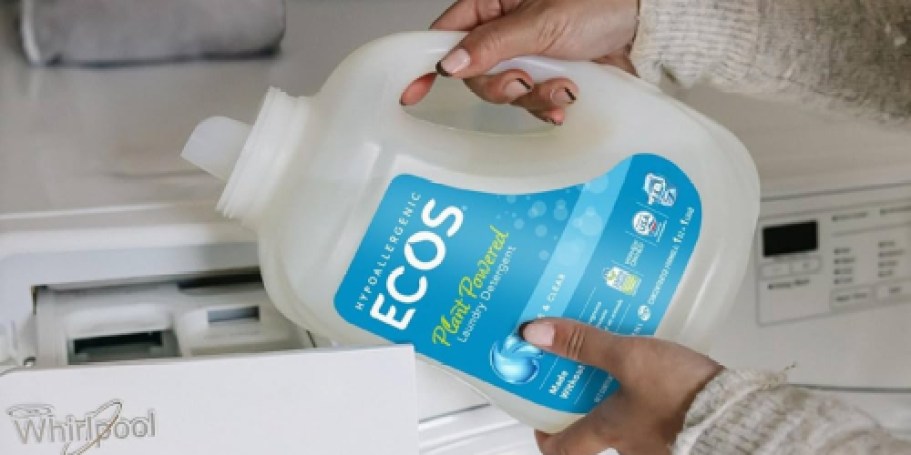 Highly-Rated ECOS Laundry Detergent 120 Load Bottle Just $11.48 on Walmart.com | Hypo-Allergenic & Plant-Based