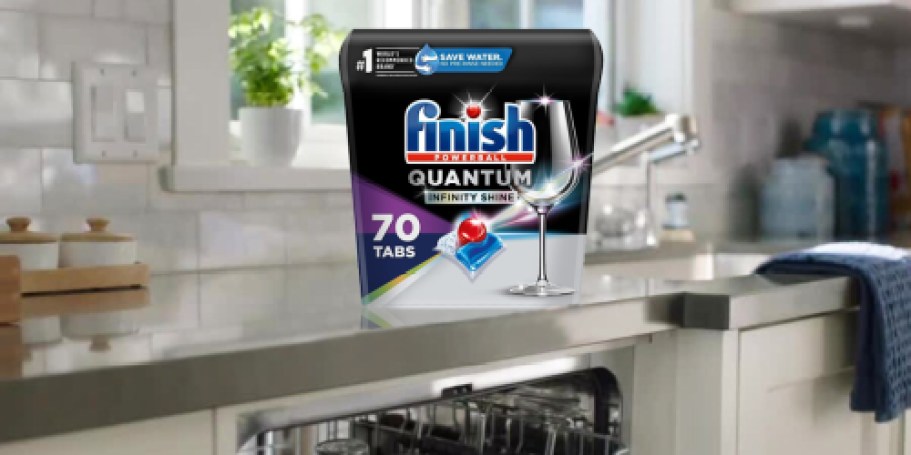 Finish Quantum Dishwasher Tablets 70-Count Only $15.59 Shipped on Amazon