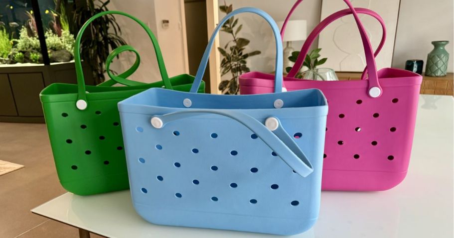 This $15 Beach Tote at Five Below Looks Just Like a Bogg Bag (Buy Online While You Can!)