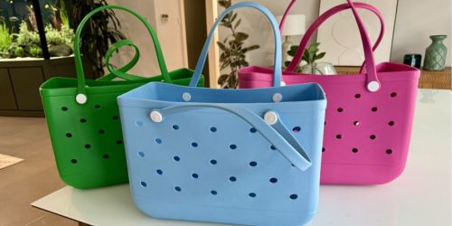 This $15 Beach Tote at Five Below Looks Just Like a Bogg Bag (Buy Online!)