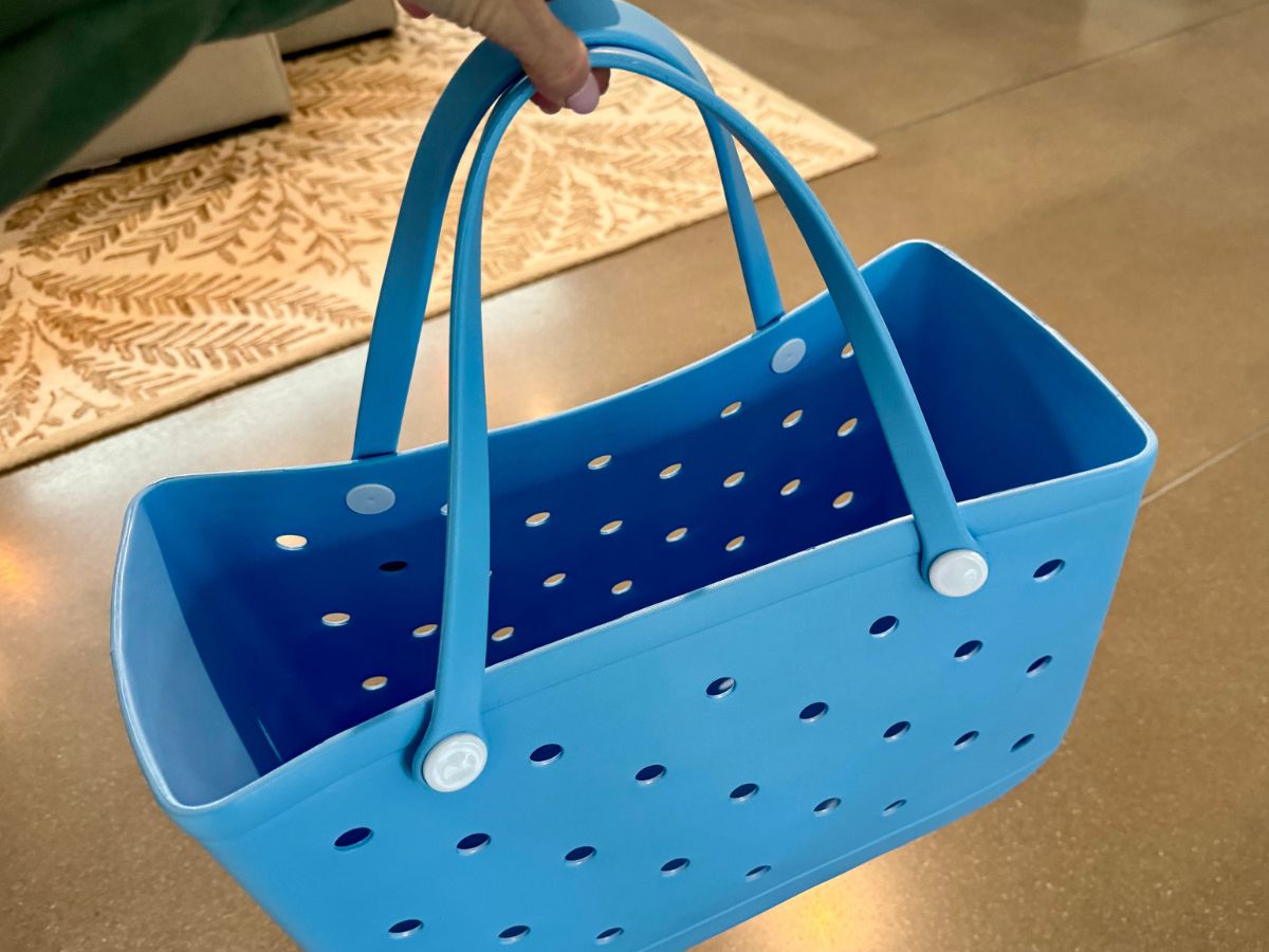 This $15 Five Below Beach Tote Looks Just Like a Bogg Bag (They Just Restocked Online!)