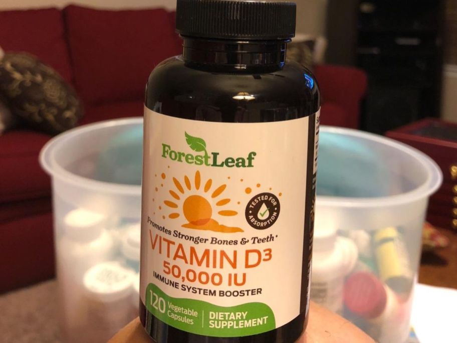 ForestLeaf-Vitamin-D3-2 ملحق ForestLeaf فيتامين D3 عدد 120 فقط 6.28 دولار يتم شحنه على أمازون (كمية تزيد عن عامين!)