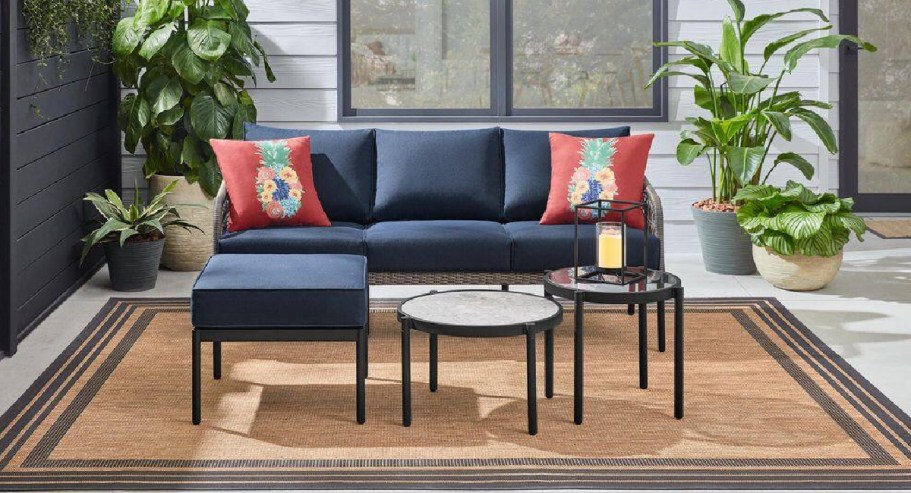 HOT Home Depot Patio Furniture | 4-Piece Seating Set Just $349 (Reg. $699)