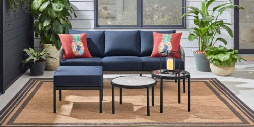 HOT Home Depot Patio Furniture | 4-Piece Seating Set Just $349 (Reg. $699)