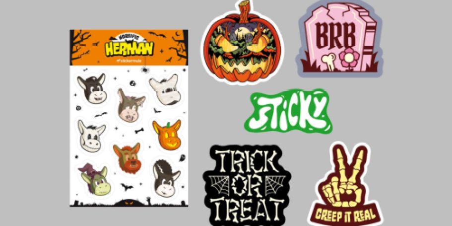 FREE Sticker Mule Halloween Stickers Pack