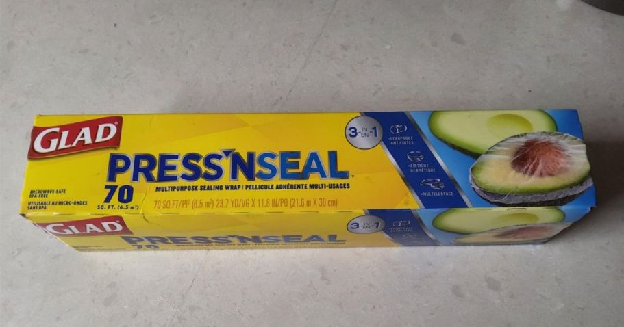 Glad Press’n Seal Food Wrap 70′ Roll Only $2 Shipped on Amazon (Regularly $8)