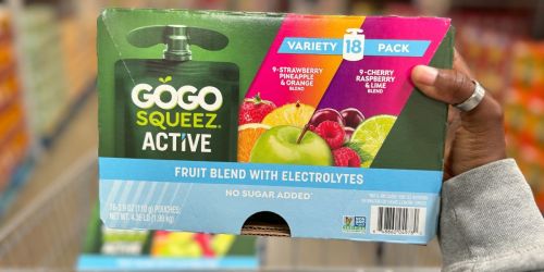 GoGo squeeZ Active 18-Pack Only $12.98 at Sam’s Club (OR Score a Great Deal on Amazon!)