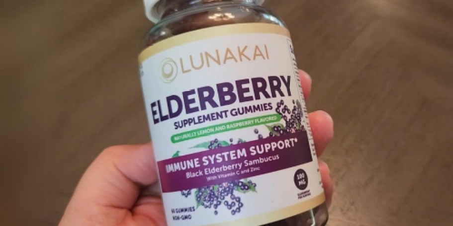 Lunakai Sambucus Elderberry Gummies 60-Count Just $16.80 Shipped on Amazon (Reg. $30)