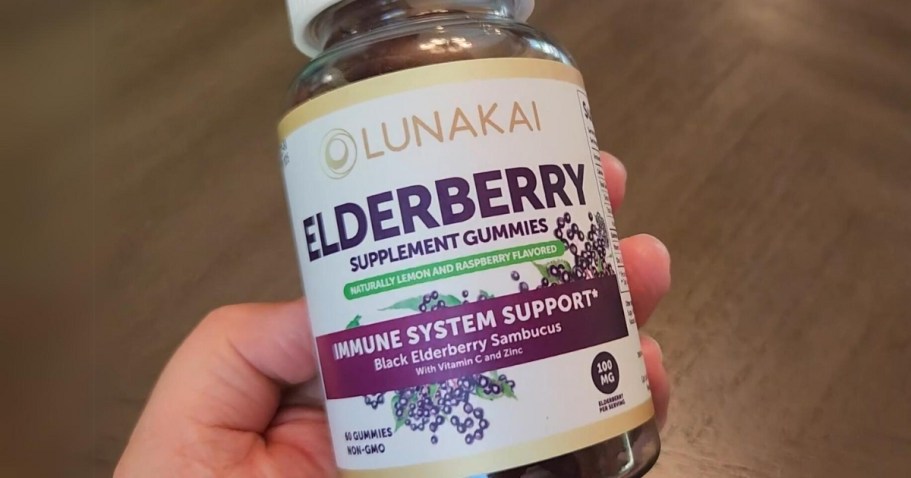 Lunakai Sambucus Elderberry Gummies 60-Count Just $16.80 Shipped on Amazon